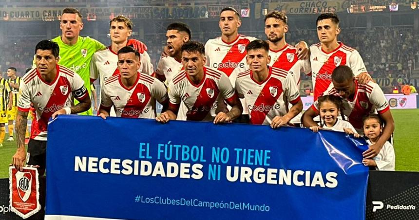 River vencioacute Central y se quedoacute con el Trofeo de Campeones en la despedida de Enzo Peacuterez