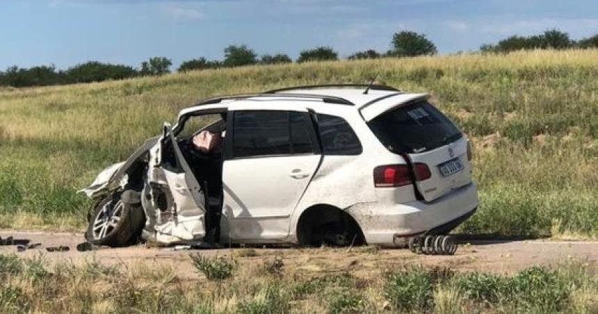Un conductor sufrioacute heridas en un choque en el cruce de las rutas 143 y 13 