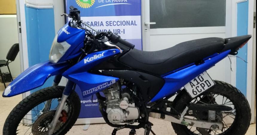 Dos detenidos por una moto robada entre ellos un menor