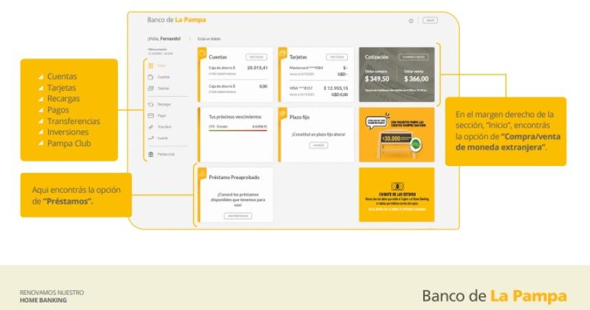 Nuevo Home Banking del BLP- Vamos a tener una aplicacioacuten maacutes sencilla
