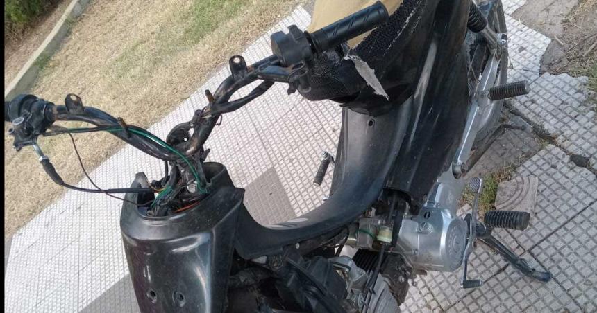 Recuperan una motocicleta con pedido de secuestro