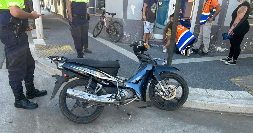 Otro choque en el centro