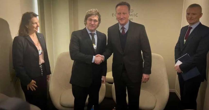 Con Cameron hablamos del apoyo que nos van a dar en el FMI y fijamos Malvinas como tema de agenda