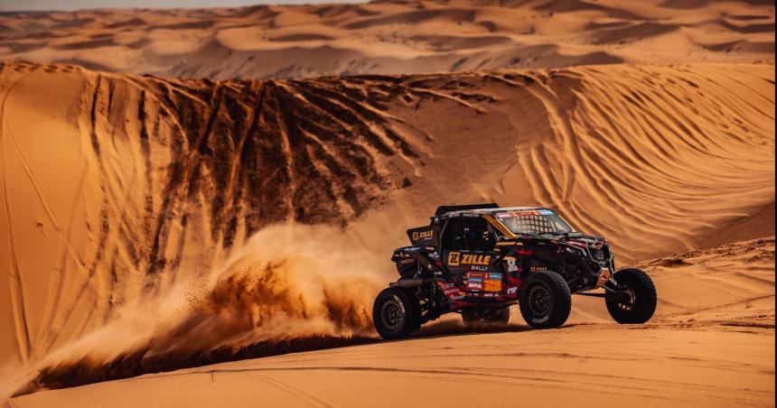 El pampeano David Zille terminoacute en el puesto 28 del Dakar 2024