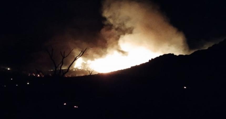 El incendio en el Parque Lihue Calel estaacute contenido