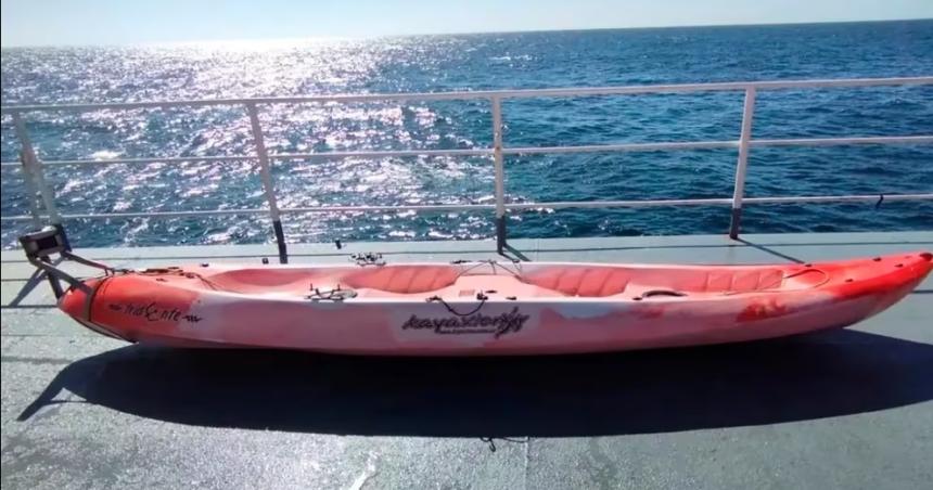 Hallaron el kayak de los pescadores desaparecidos en Pinamar