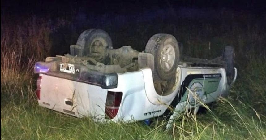 Volcoacute una camioneta en la Ruta Provincial 7