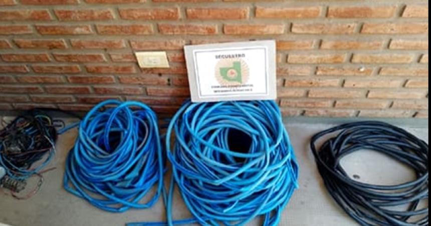 Demoran a menores por robar cables en Alvear