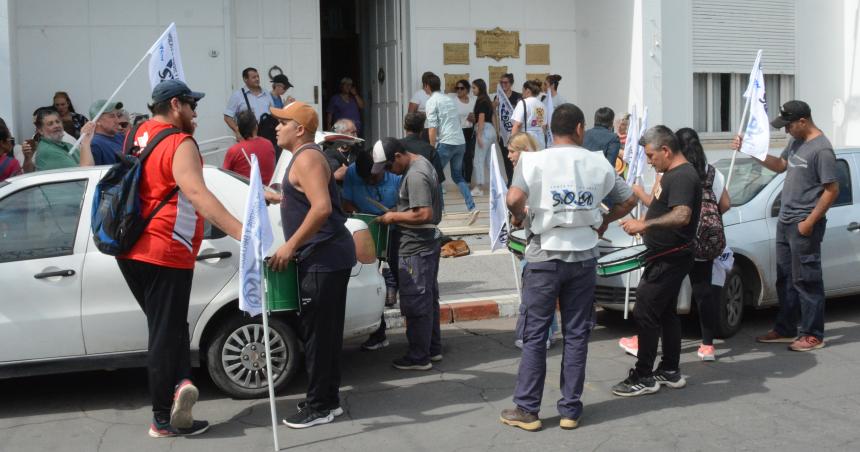 Paro del Soem en Santa Rosa