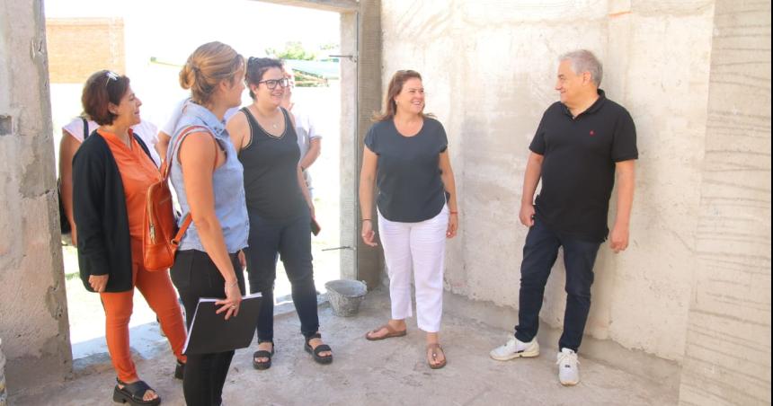 Pico- avanza obra en el Centro Integrador del barrio Rucci