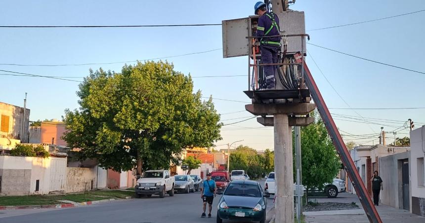 Varios barrios de Santa Rosa y la zona rural estuvieron sin luz