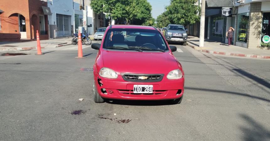 Concejal santarrosentildeo chocoacute a un ciclista de 84 antildeos