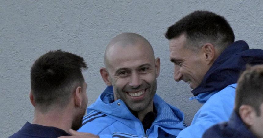 Scaloni destacoacute el trabajo de Mascherano