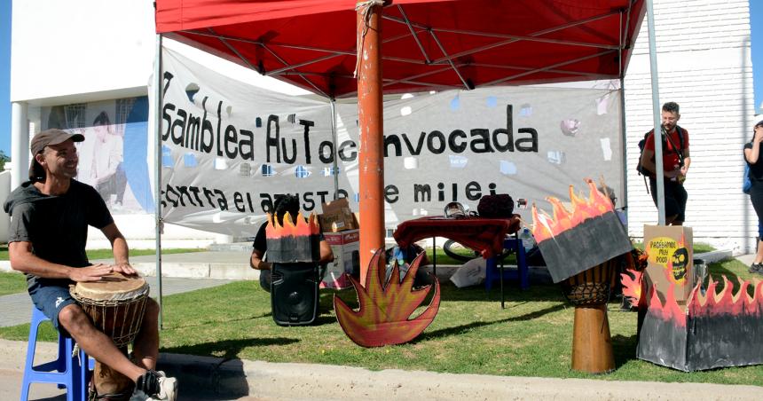 Protesta en Camuzzi- Estamos al horno con el ajuste