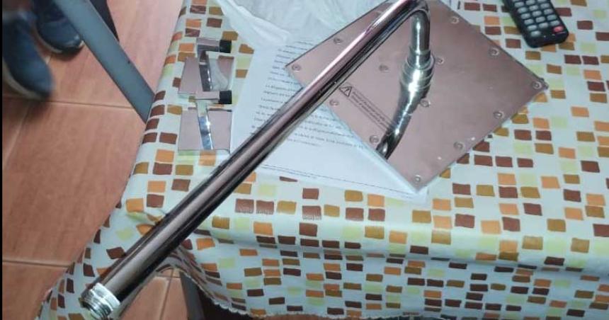 Un hombre fue detenido por robar objetos de una obra en construccioacuten