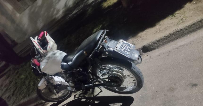 Recuperaron otra moto robada