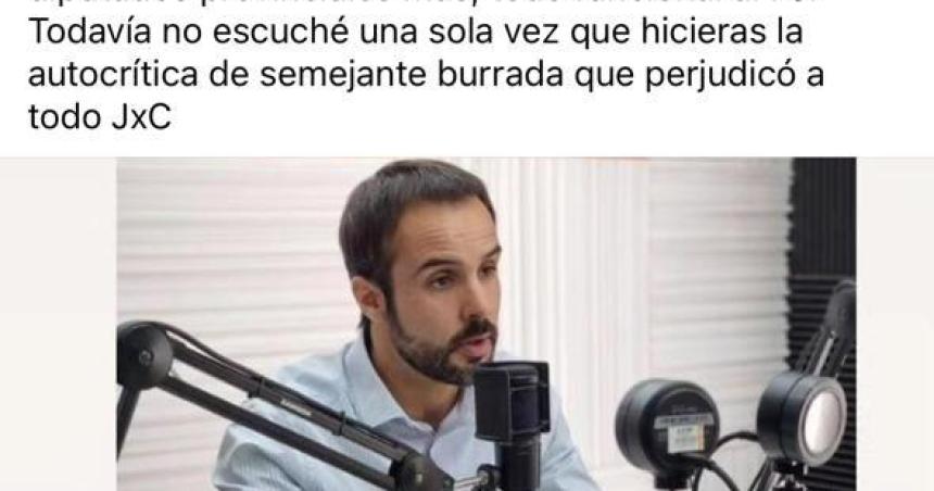 Agoacuten cruzoacute a Maquieyra- opositores u oficialistas seguacuten les convenga