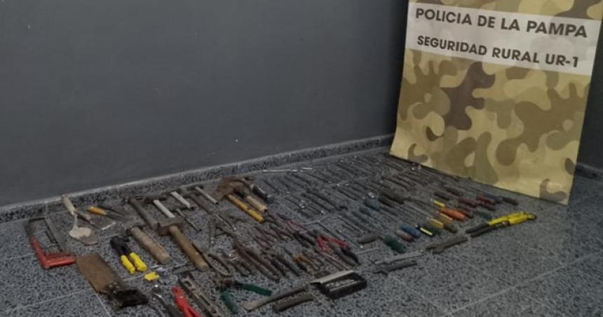 Un detenido por intentar vender herramientas robadas en un campo