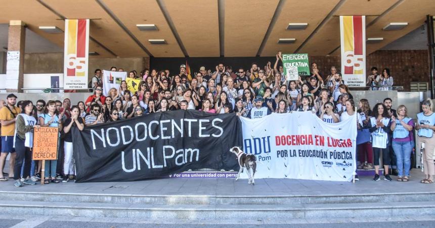 Convocan a un paro de 48 horas en la UNLPam