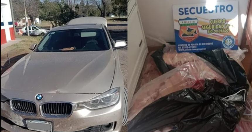 Secuestraron en Riacuteo Negro 100 kilos de carne que proveniacutea de La Pampa