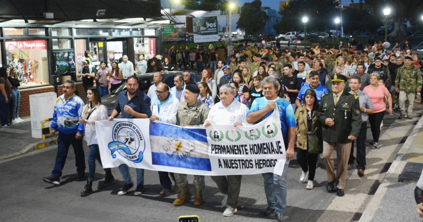 Vigilia por la gesta de Malvinas