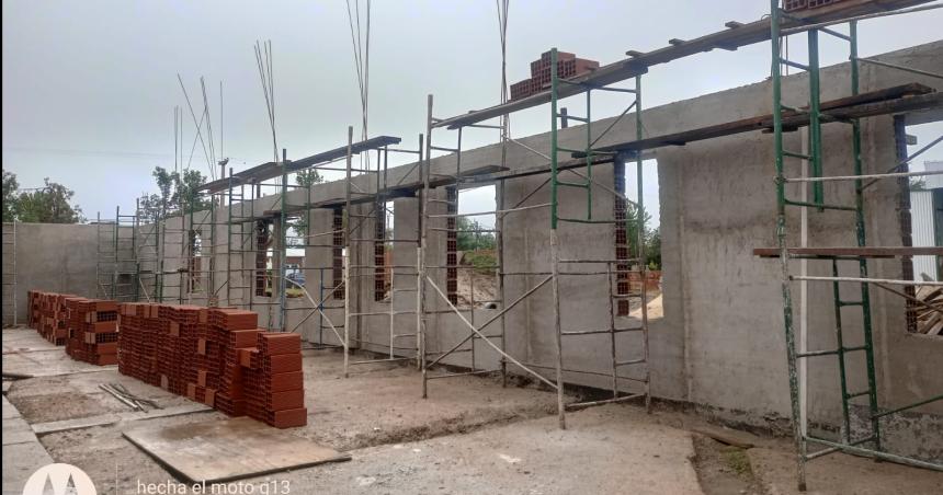 Avanza la obra que ampliaraacute el hospital de Luiggi