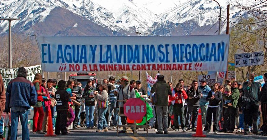 Asambleas por el Agua advierten por el proyecto minero en las nacientes del Atuel