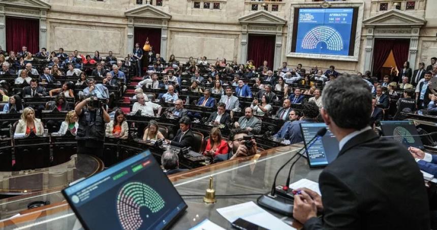 Diputados aproboacute en general la Ley Bases de Milei