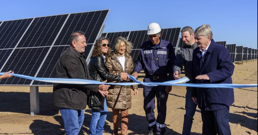 Inauguraron en Victorica el primer parque solar de La Pampa