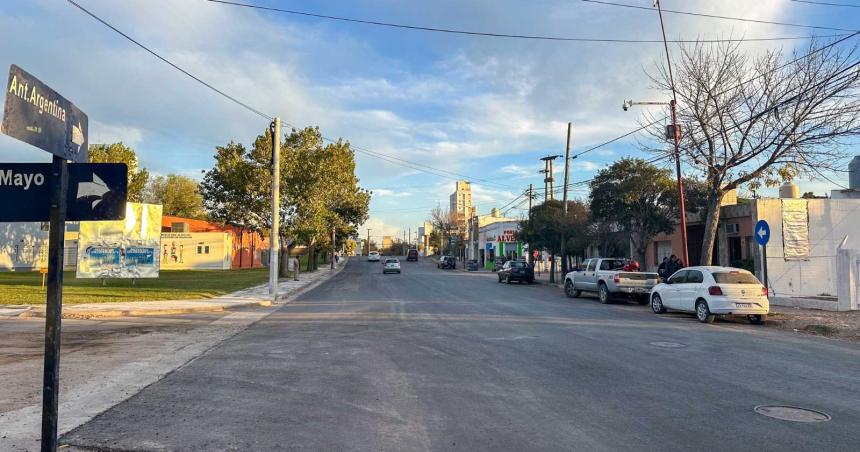 Finalizoacute la obra de la calle Antaacutertida Argentina