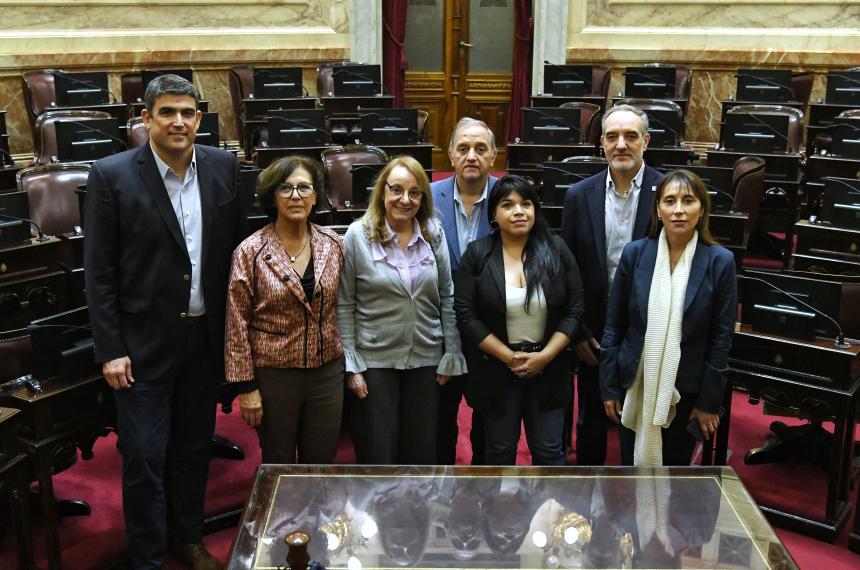 Senadoras y senadores patagoacutenicos de UP contra la Ley Bases y el paquete fiscal