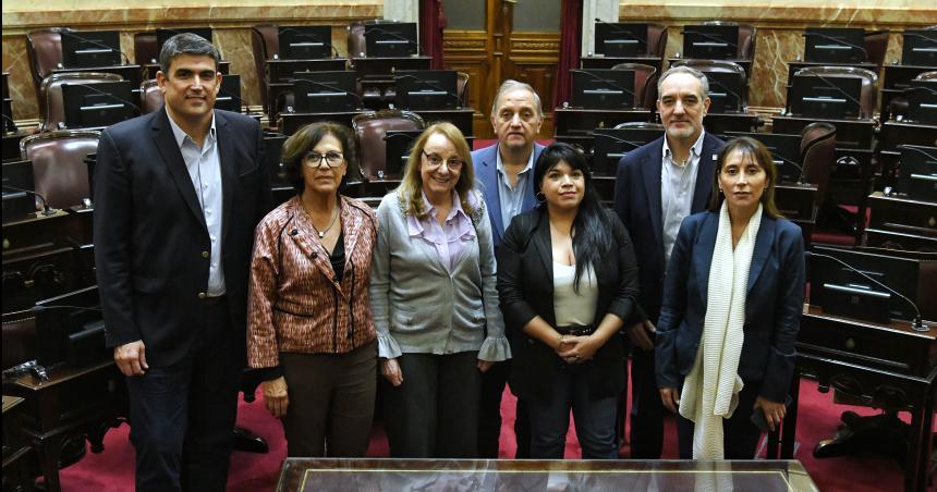 Senadoras y senadores patagoacutenicos de UP contra la Ley Bases y el paquete fiscal