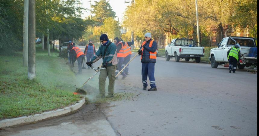 Jornada de limpieza intensiva en barrio Ranqueles