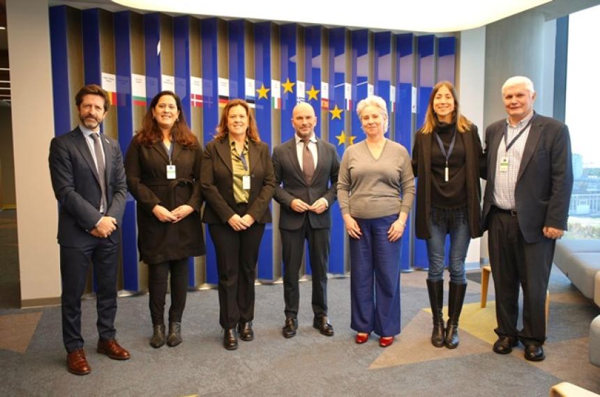 Fernanda Alonso mantuvo reuniones en Cancilleriacutea y en la Embajada de la Unioacuten Europea