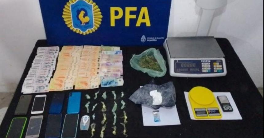 Desbarataron kiosco de drogas en el barrio Rucci