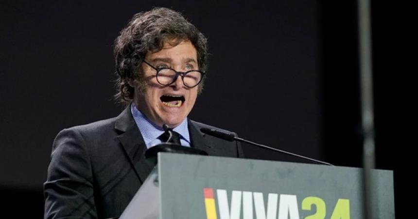 Milei desde Espantildea- Se podraacute hacer el Pacto en junio o julio hay que bajarle la presioacuten