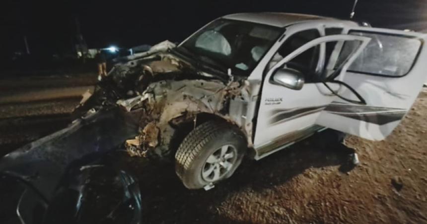 Un herido por un choque en el acceso a Catriloacute