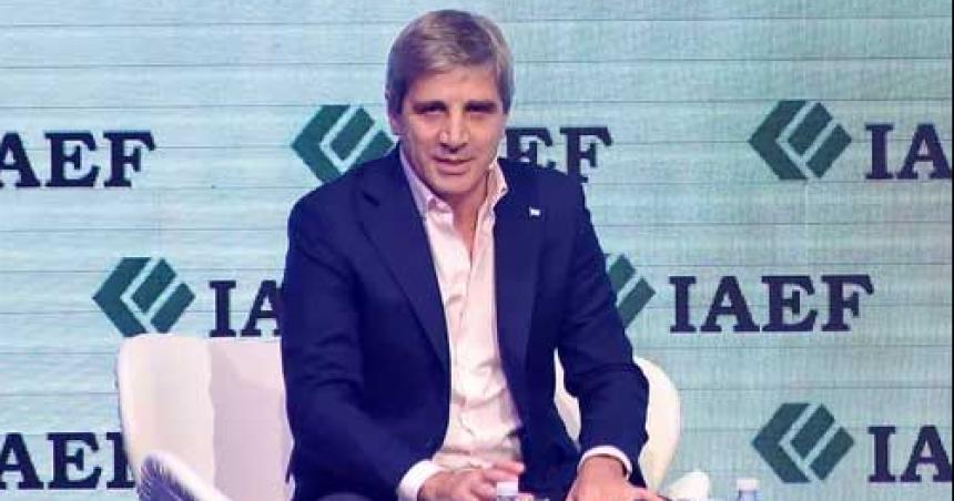 Caputo dijo que ya se empieza a ver la recuperacioacuten de la economiacutea- queacute razones dio