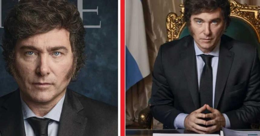 El Radical- Milei en la portada de la revista Time