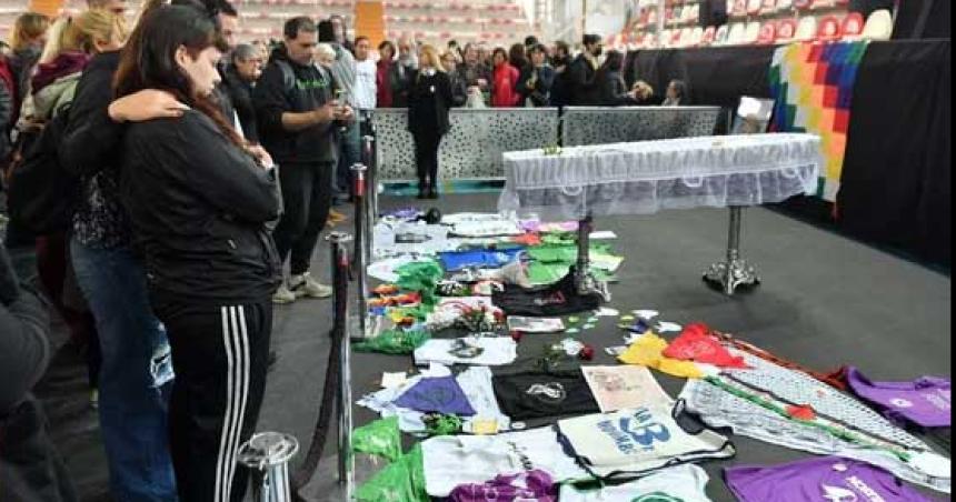 Despidieron los restos de Nora Cortintildeas en la Casa de la Memoria y la Vida en Castelar