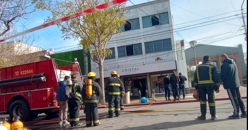 Buena y lenta evolucioacuten del herido en un incendio