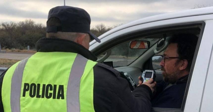 Detectaron 24 alcoholemias positivas en controles policiales