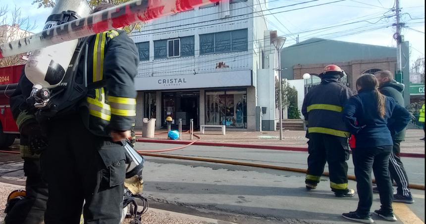 Dieron de alta al joven herido en un incendio