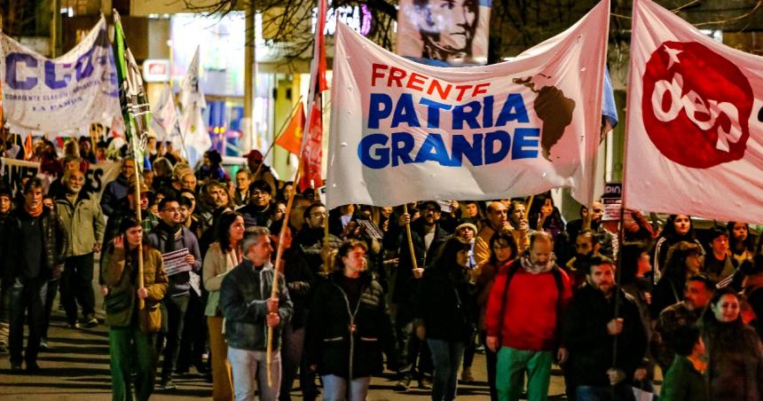 Patria Grande repudioacute voto de Kroneberger y Huala