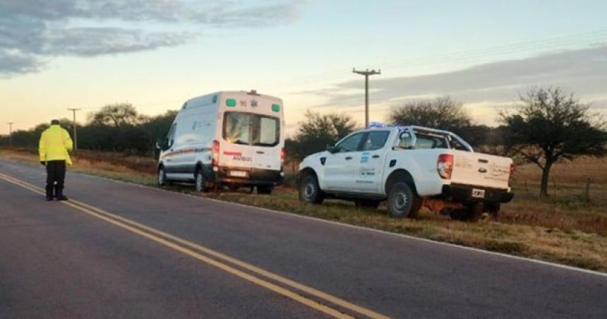 Remisero se descompensoacute y murioacute sobre la Ruta Nacional 35