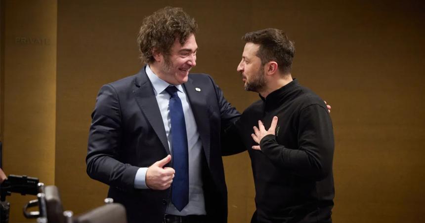 Acto hostil la criacutetica de Rusia a Milei por su encuentro con Zelenski