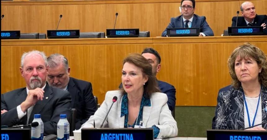 Mondino reafirmoacute el reclamo por Malvinas en la ONU y llamoacute a tener una relacioacuten madura con el Reino Unido