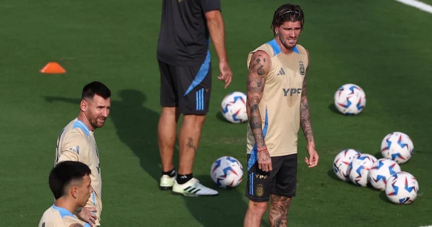 De Paul y el temor de una Seleccioacuten sin Messi