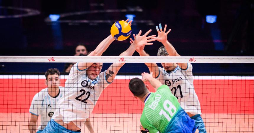 Argentina perdioacute con Eslovenia y quedoacute eliminada de la VNL