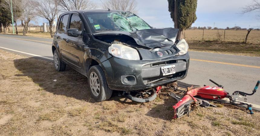 Siniestro vial fatal en Bernasconi